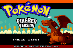 Pokemon Alt Evo Fire Red Title Screen